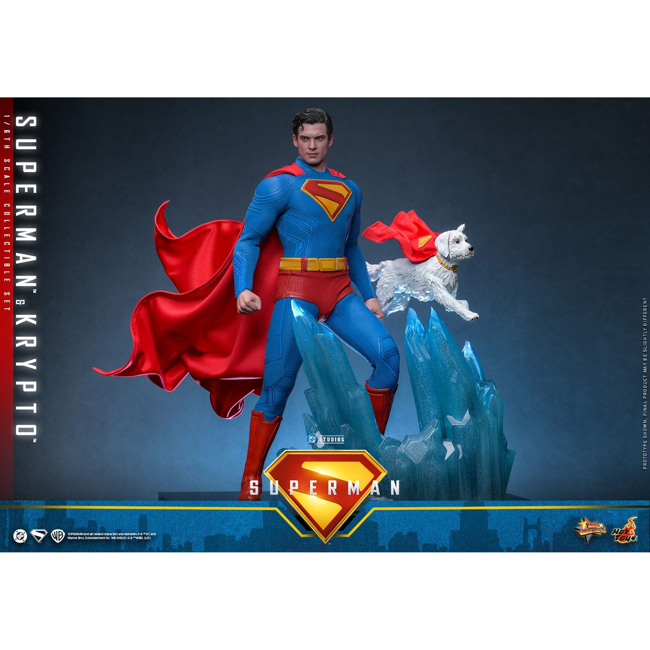 Image produit Superman (2025) Movie Masterpiece figurine articulée 1/6 Superman & Krypto 33 cm
