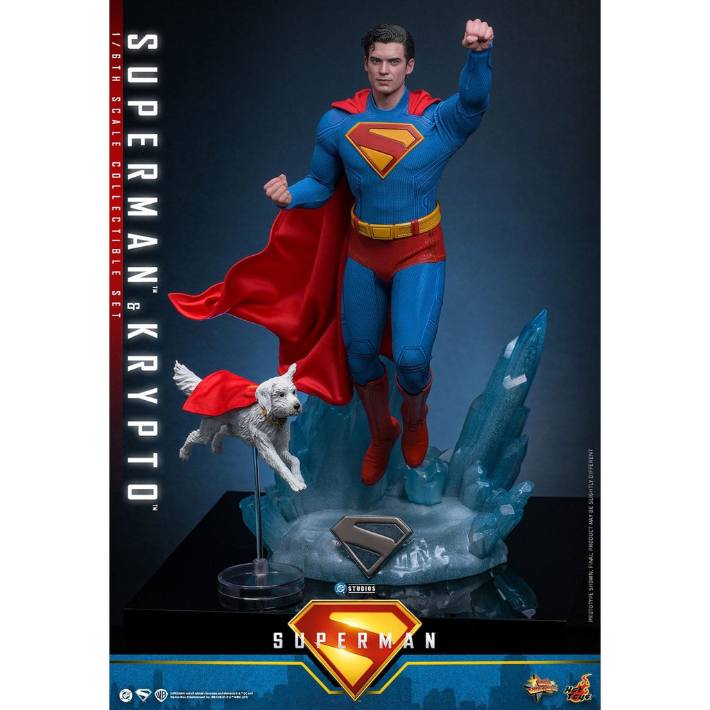 Image produit Superman (2025) Movie Masterpiece figurine articulée 1/6 Superman & Krypto 33 cm