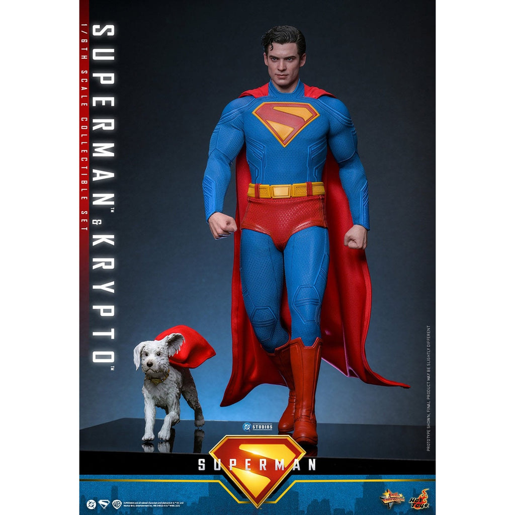 Image produit Superman (2025) Movie Masterpiece figurine articulée 1/6 Superman & Krypto 33 cm