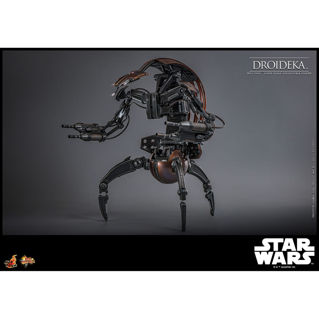 Image produit Star Wars Épisode I Movie Masterpiece Figurine articulée 1/6 Droideka 27 cm