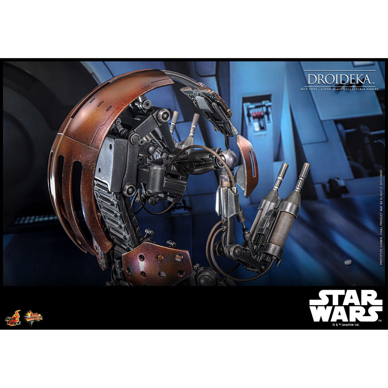 Image produit Star Wars Épisode I Movie Masterpiece Figurine articulée 1/6 Droideka 27 cm