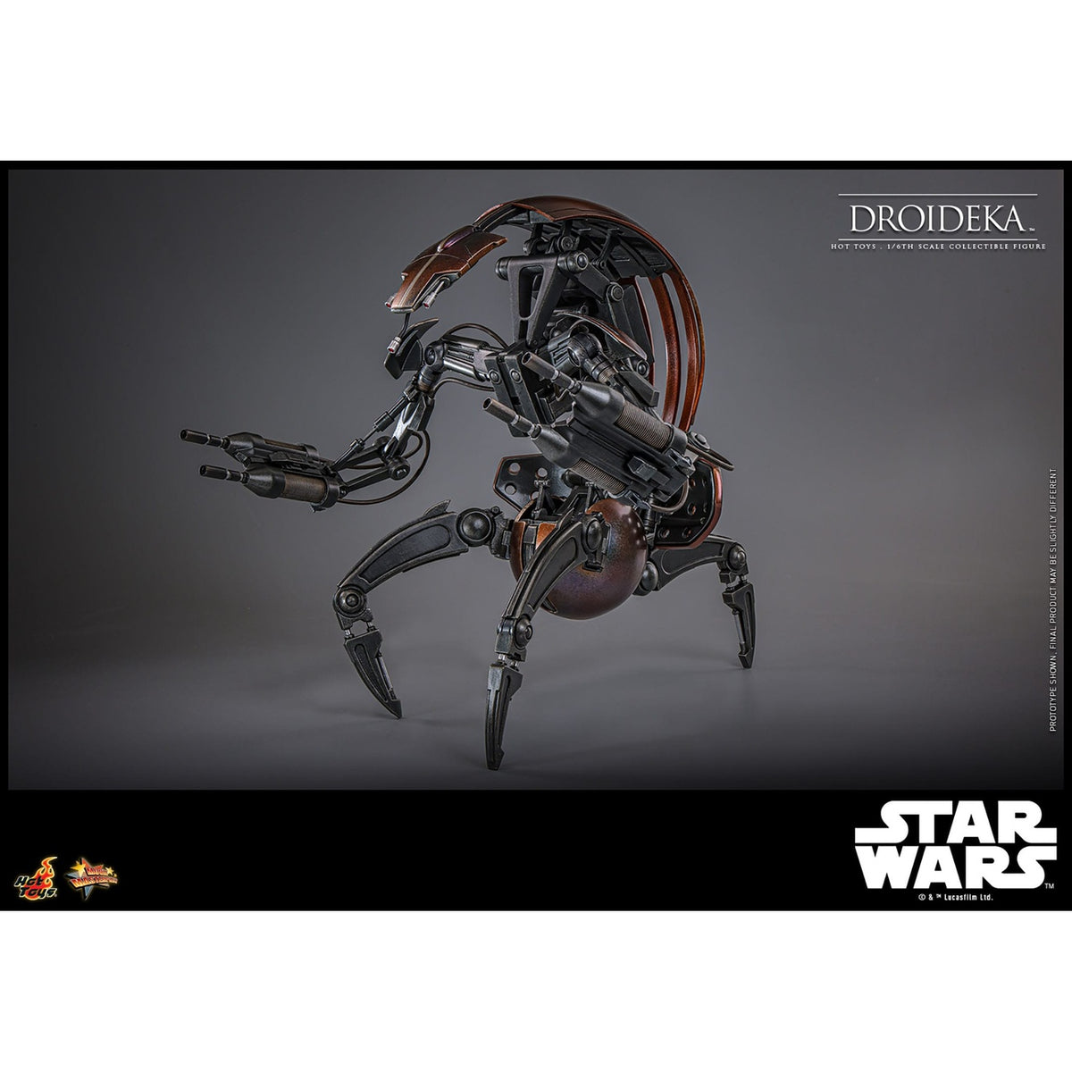 Image produit Star Wars Épisode I Movie Masterpiece Figurine articulée 1/6 Droideka 27 cm
