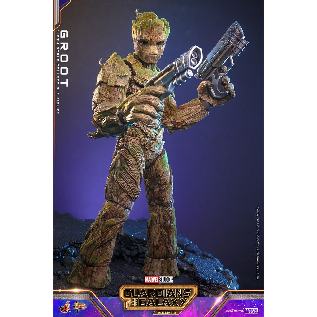 Image produit Les Gardiens de la Galaxie Vol. 3 Movie Masterpiece figurine articulée 1/6 Groot 32 cm