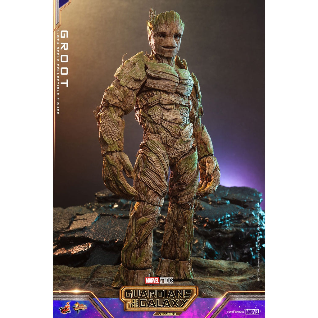Image produit Les Gardiens de la Galaxie Vol. 3 Movie Masterpiece figurine articulée 1/6 Groot 32 cm