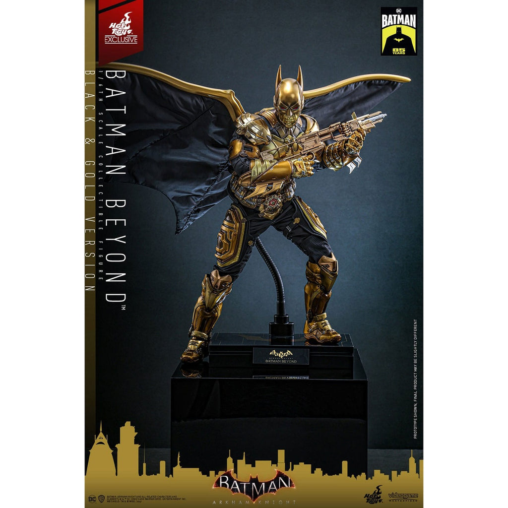 Image produit Batman: Arkham Knight figurine de collection Video Game Masterpiece 1/6 Batman Beyond (version noire et dorée) 32 cm