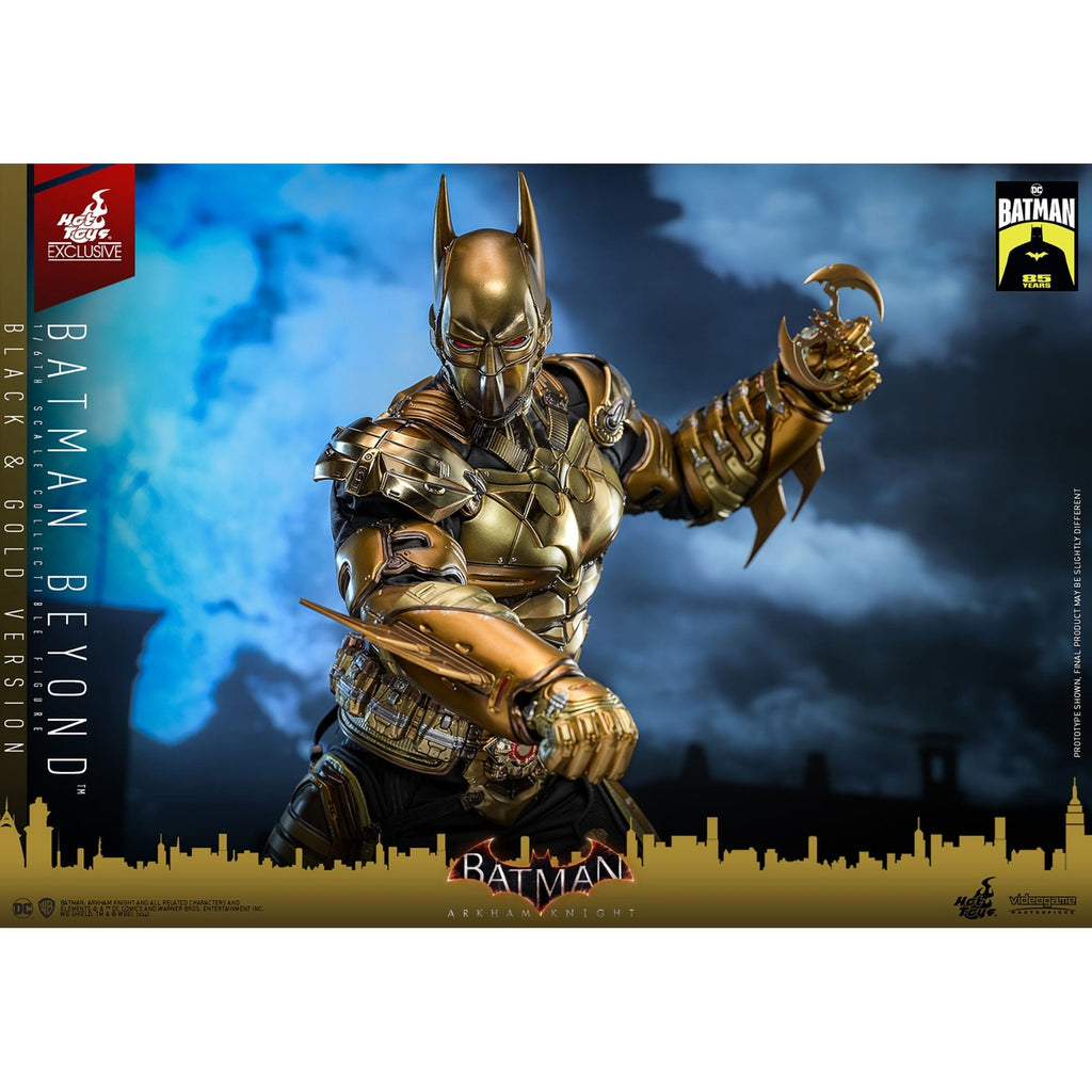 Image produit Batman: Arkham Knight figurine de collection Video Game Masterpiece 1/6 Batman Beyond (version noire et dorée) 32 cm