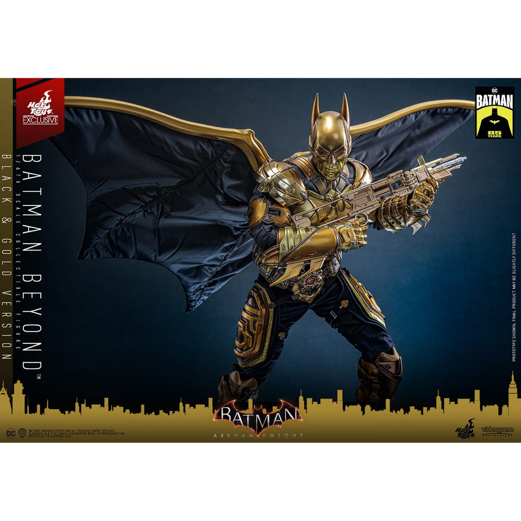 Image produit Batman: Arkham Knight figurine de collection Video Game Masterpiece 1/6 Batman Beyond (version noire et dorée) 32 cm