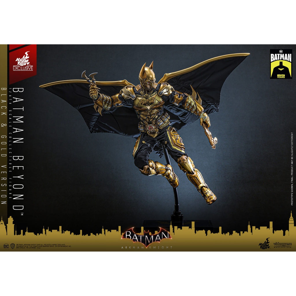 Image produit Batman: Arkham Knight figurine de collection Video Game Masterpiece 1/6 Batman Beyond (version noire et dorée) 32 cm