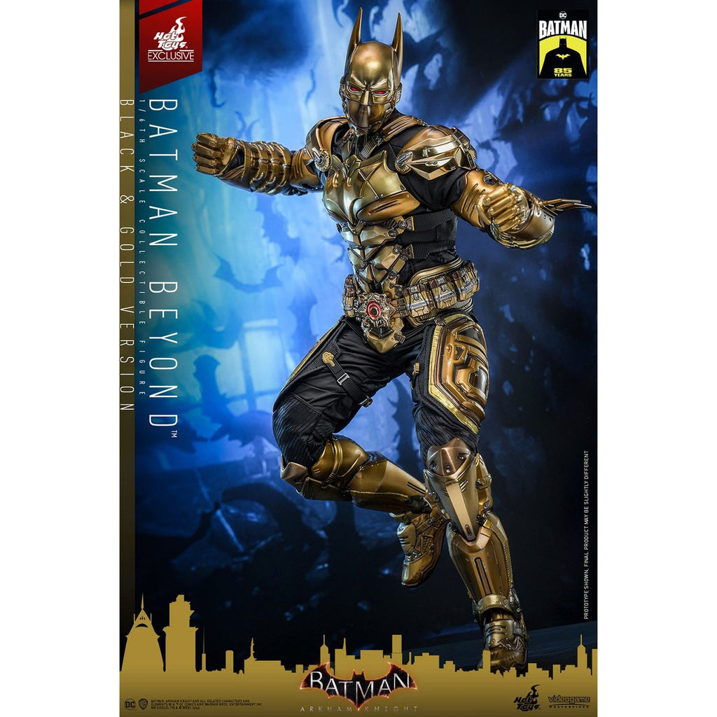 Image produit Batman: Arkham Knight figurine de collection Video Game Masterpiece 1/6 Batman Beyond (version noire et dorée) 32 cm