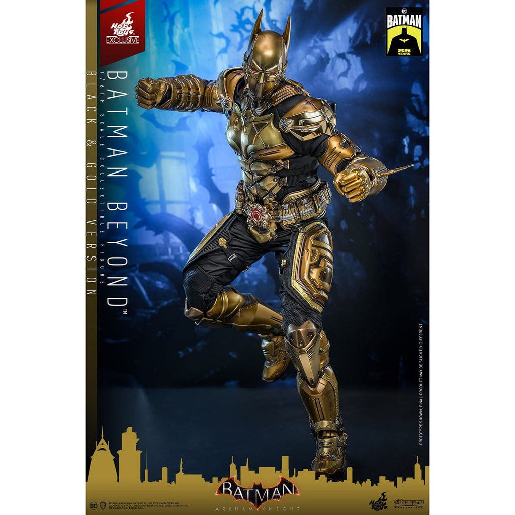 Image produit Batman: Arkham Knight figurine de collection Video Game Masterpiece 1/6 Batman Beyond (version noire et dorée) 32 cm