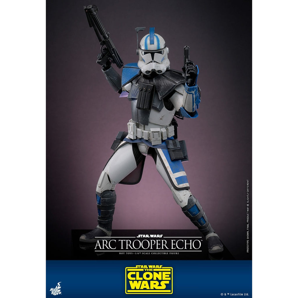 Image produit Star Wars : The Clone Wars Figurine articulée 1/6 ARC Trooper Echo 30 cm