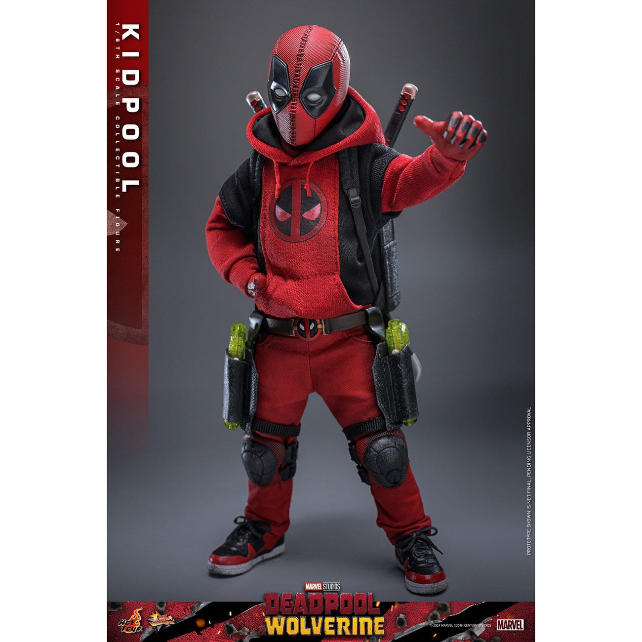 Image produit Deadpool & Wolverine Movie Masterpiece figurine articulée 1/6 Kidpool 22 cm