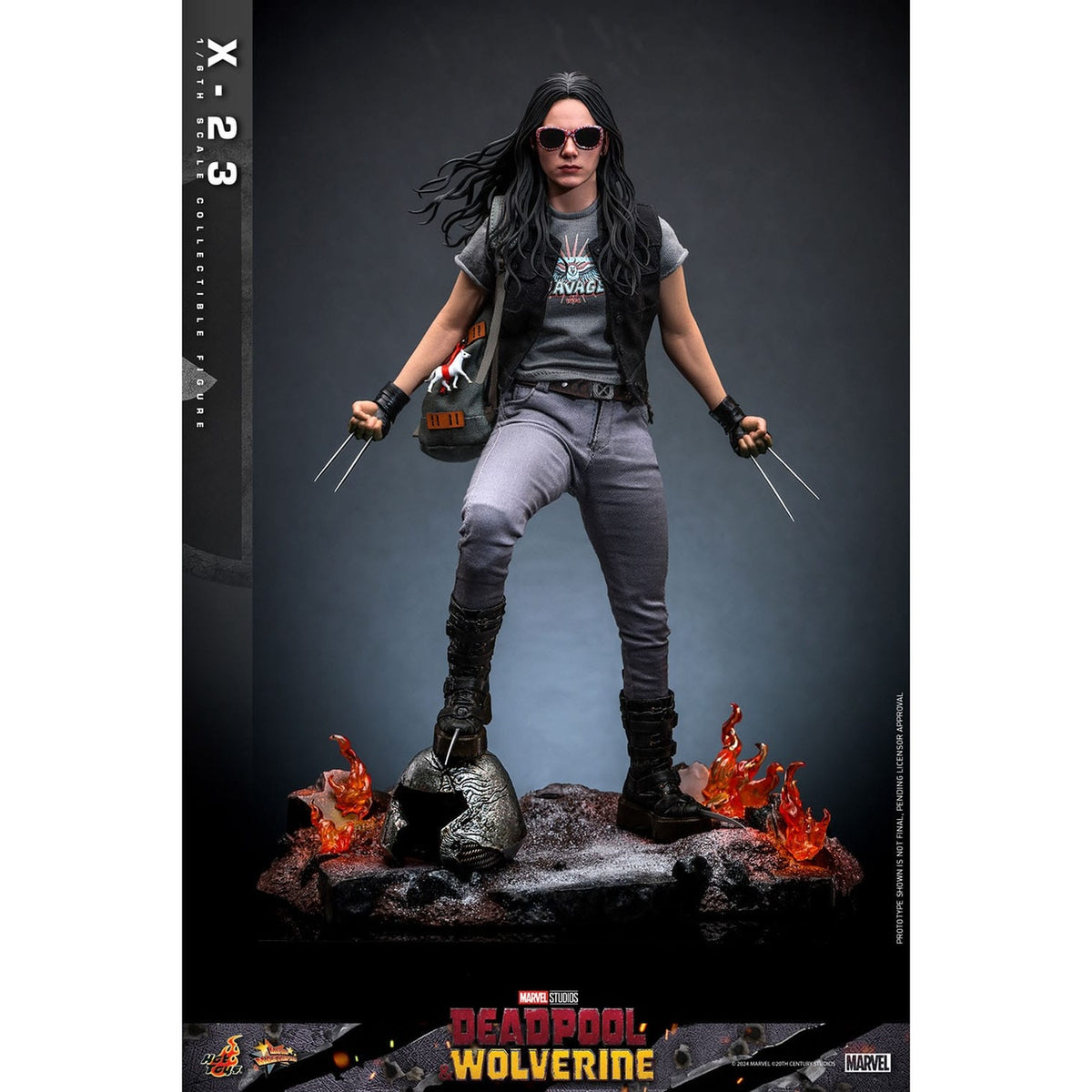 Image produit Deadpool & Wolverine Movie Masterpiece figurine articulée 1/6 X-23 27 cm