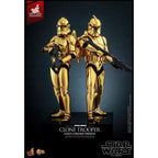 Product image Star Wars Action Figure 1/6 Clone Trooper (Gold Chrome Version) Exclusive 30 cm