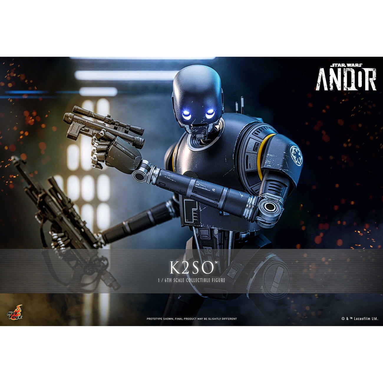 Image produit Star Wars : Andor Figurine articulée 1/6 K-2SO 36 cm