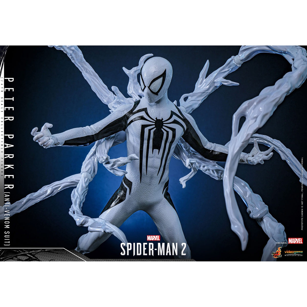 Image produit Spider-Man 2 Jeu vidéo Masterpiece figurine articulée 1/6 Peter Parker (Anti-Venom Suit) 30 cm