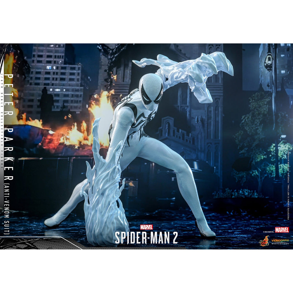 Image produit Spider-Man 2 Jeu vidéo Masterpiece figurine articulée 1/6 Peter Parker (Anti-Venom Suit) 30 cm