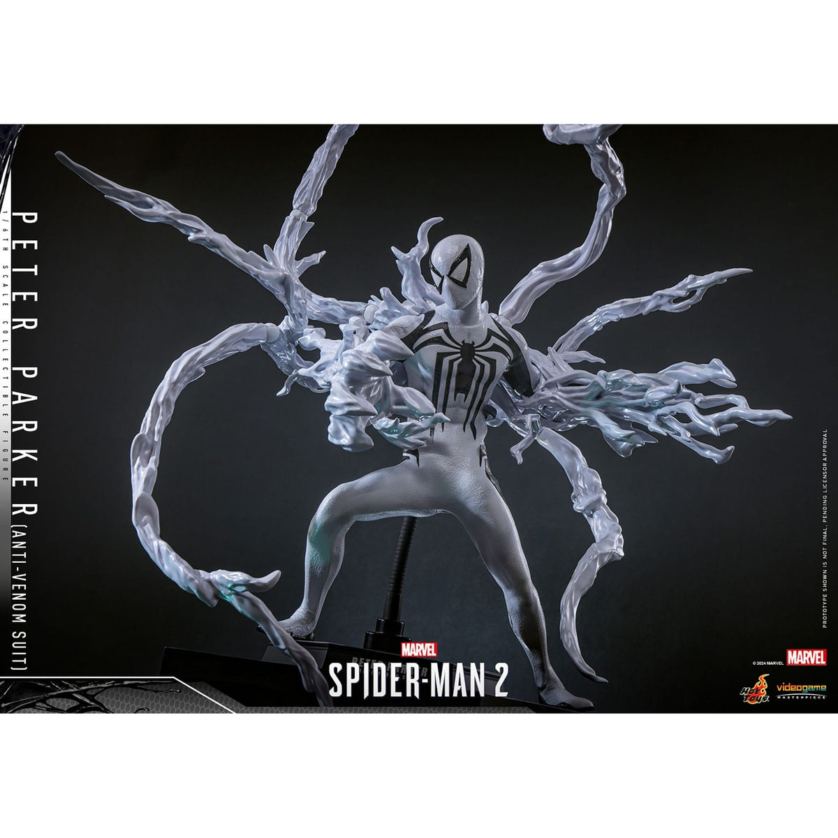Image produit Spider-Man 2 Jeu vidéo Masterpiece figurine articulée 1/6 Peter Parker (Anti-Venom Suit) 30 cm