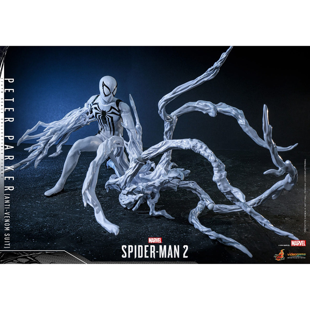 Image produit Spider-Man 2 Jeu vidéo Masterpiece figurine articulée 1/6 Peter Parker (Anti-Venom Suit) 30 cm
