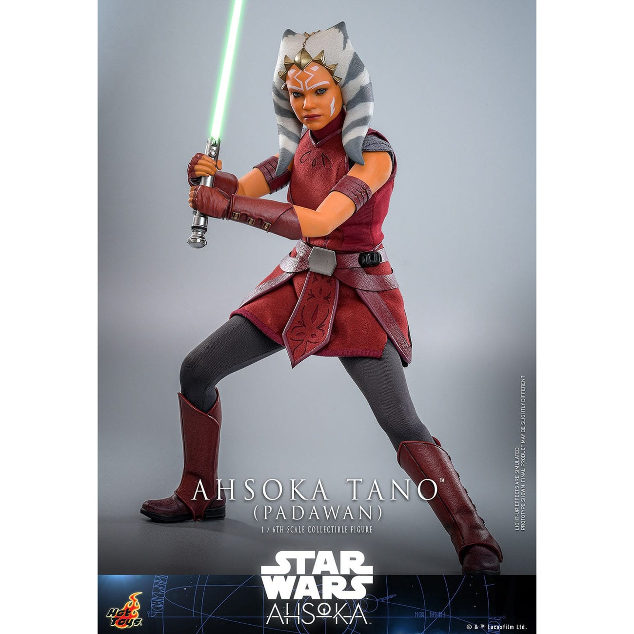 Image produit Star Wars : figurine articulée 1/6 Ahsoka Tano (Padawan) 27 cm
