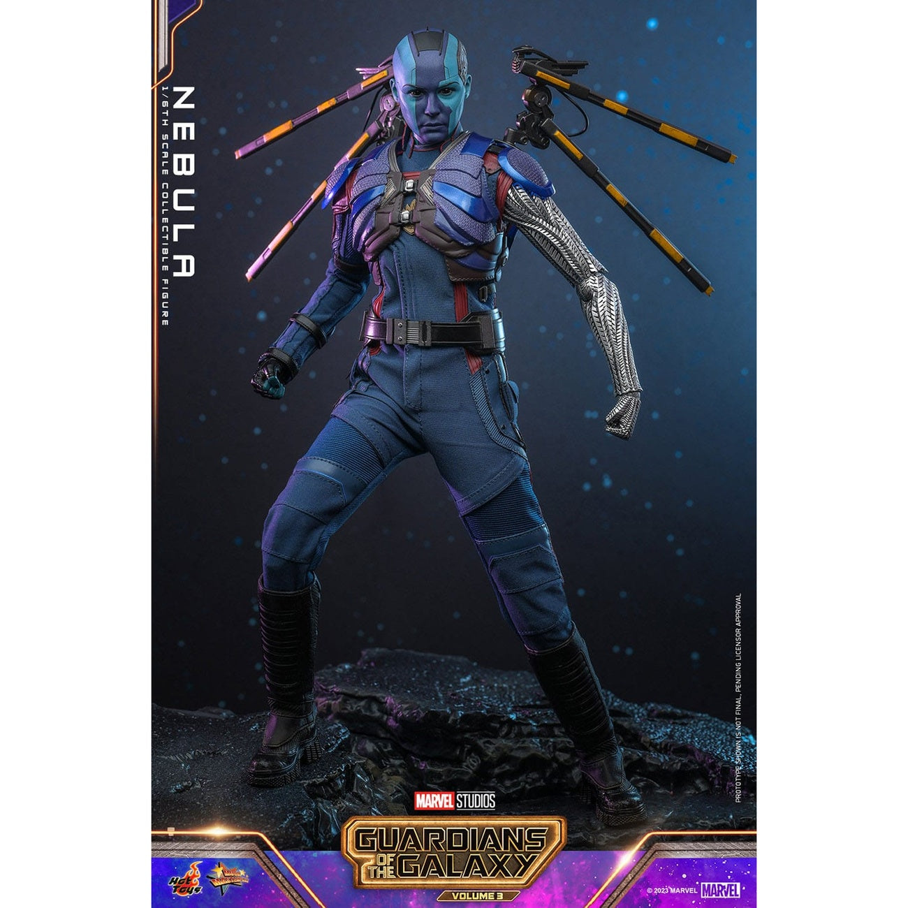 Image produit Les Gardiens de la Galaxie Vol. 3 Movie Masterpiece figurine articulée 1/6 Nebula 29 cm