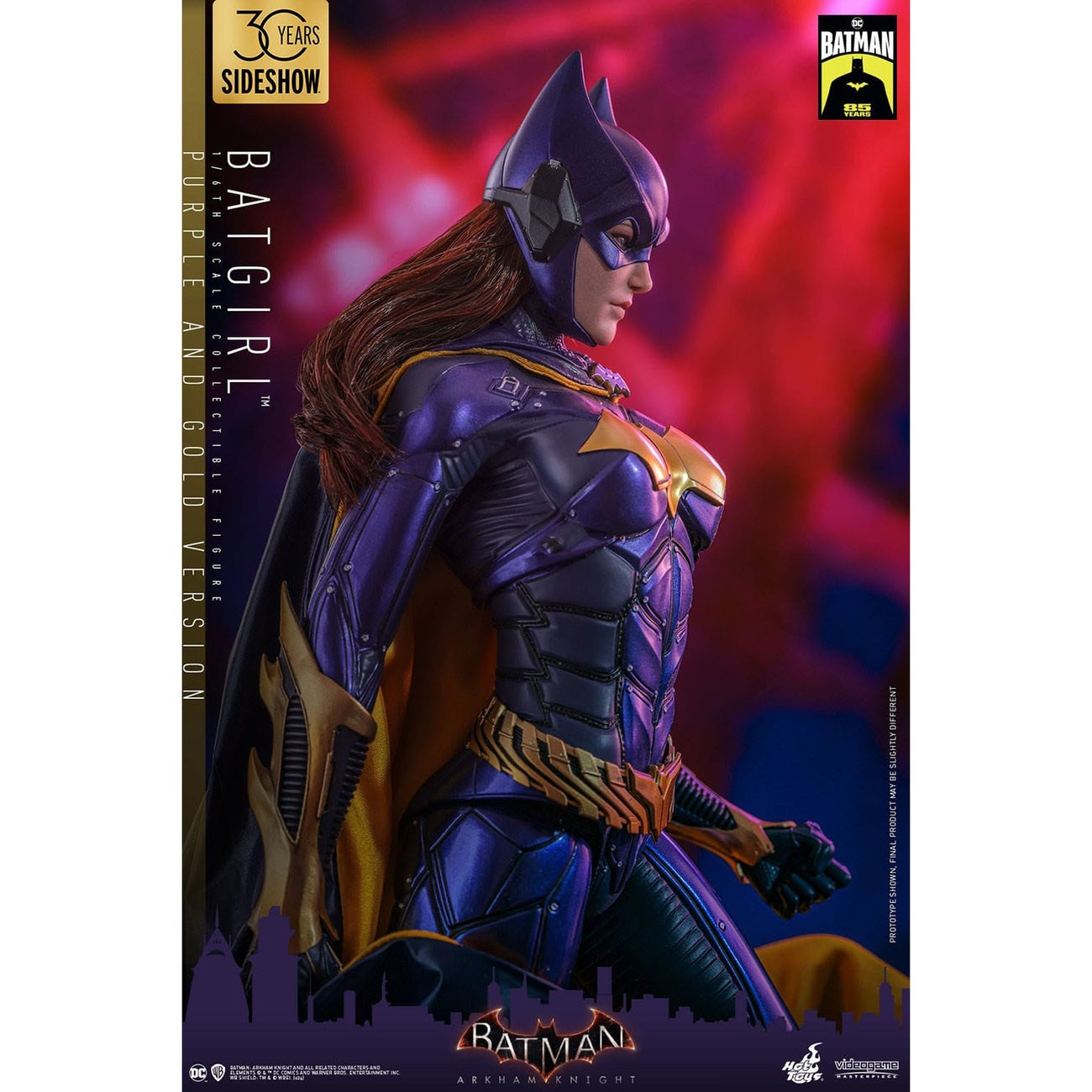 Image produit Batman Arkham Knight Videogame Masterpiece figurine articulée 1/6 Batgirl (version violette et dorée) Exclusive 30 cm