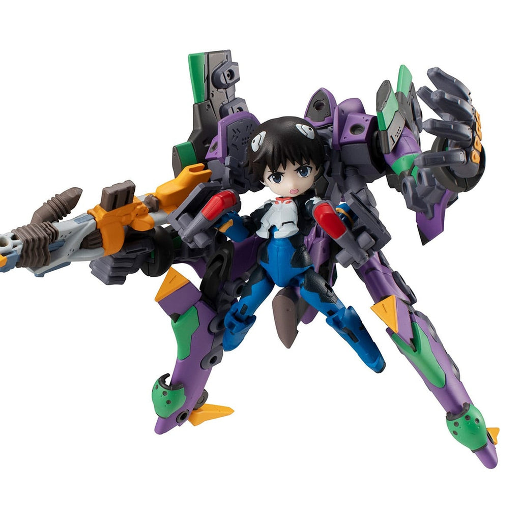 Image produit Evangelion Figurine articulée Desktop Army Shinji Ikari & Evangelion Unité-01 Édition Cinéma 15 cm