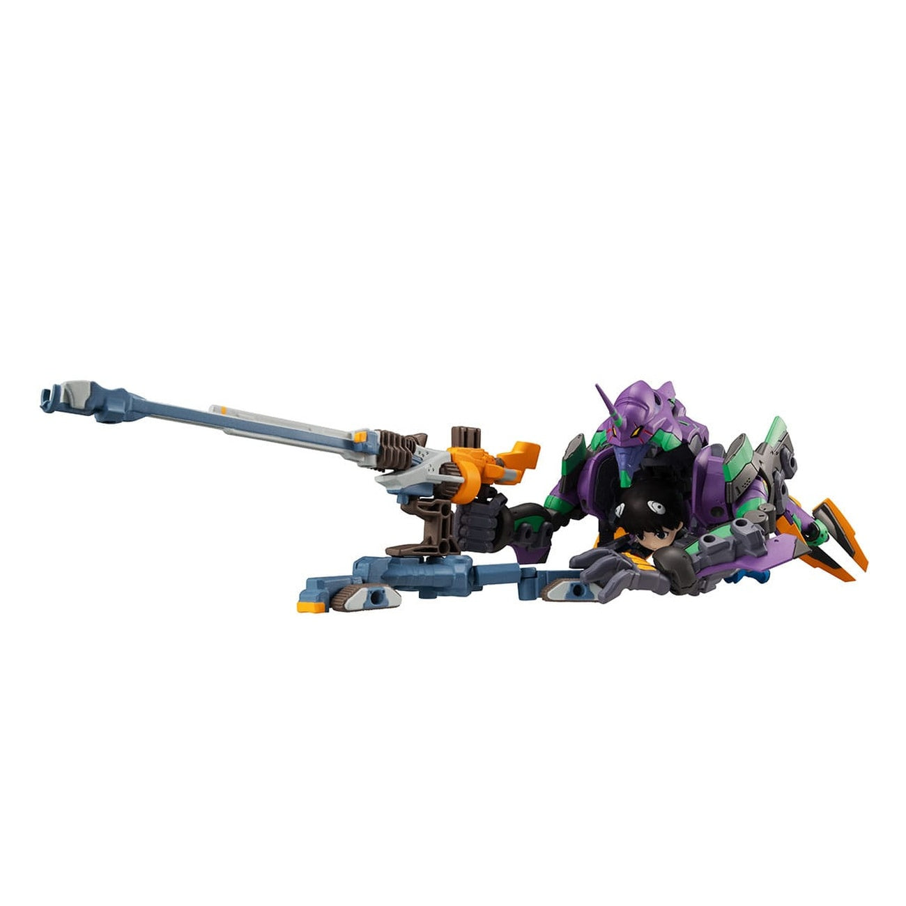 Product image Evangelion Desktop Army Action Figure Shinji Ikari & Evangelion Unit-01 New Theatrical Edition 15 cm