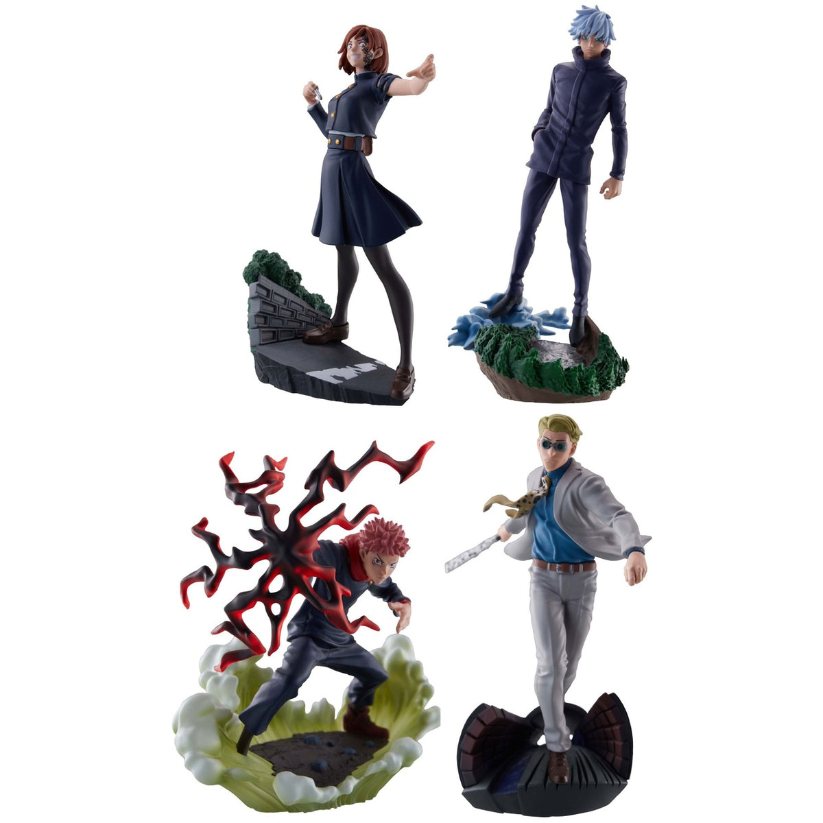 Image produit Jujutsu Kaisen Petitrama Series Figurines de collection Set de 4 Jujutsu Kaisen Series Vol. 2 9 cm