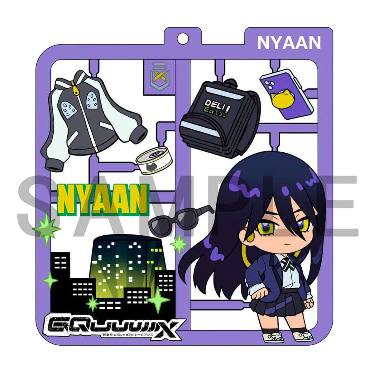 Image produit Mobile Suit Gundam GQuuuuuuX Plat Collection assortiment de pendentifs (4)