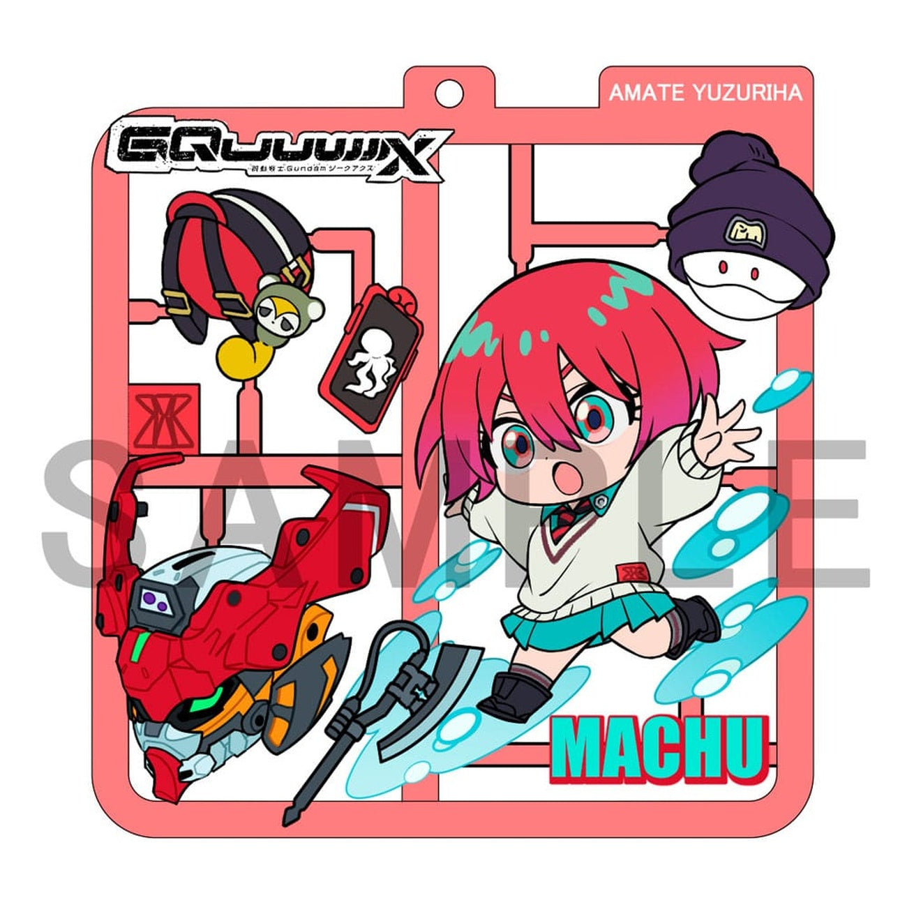 Image produit Mobile Suit Gundam GQuuuuuuX Plat Collection assortiment de pendentifs (4)