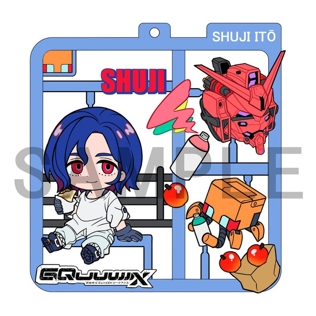 Image produit Mobile Suit Gundam GQuuuuuuX Plat Collection assortiment de pendentifs (4)
