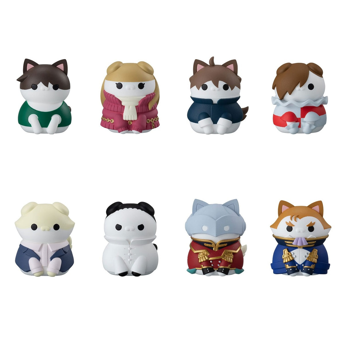 Image produit Mobile Suit Gundam Mega Cat Project New Mobile Report Gundam Wing Nyandam figurines de collection Cats Transformation Mission Accomplished! assortiment 3 cm (8)