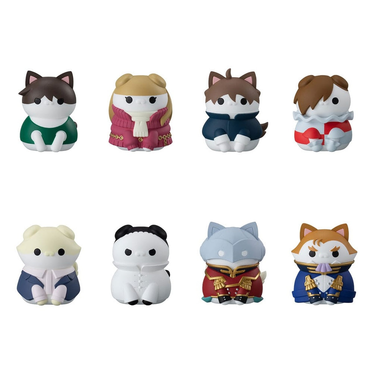 Image produit Mobile Suit Gundam Mega Cat Project New Mobile Report Gundam Wing Nyandam figurines de collection Cats Transformation Mission Accomplished! assortiment 3 cm (8)