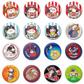 Image produit Naruto Mega Cat Project Nyaruto! Badges métalliques 5 cm Assortiment (16)