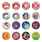 Image produit Naruto Mega Cat Project Nyaruto! Badges métalliques 5 cm Assortiment (16)