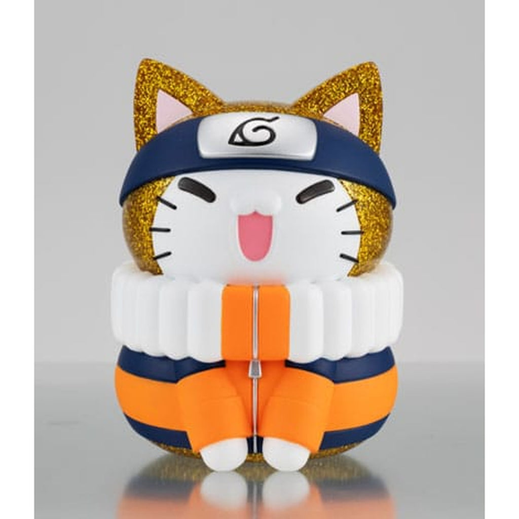 Image produit Naruto Shippuden Mega Cat Project Nyanto! Figurine de collection Giant Nyaruto Series Naruto Uzumaki Gold Ver. 10 cm