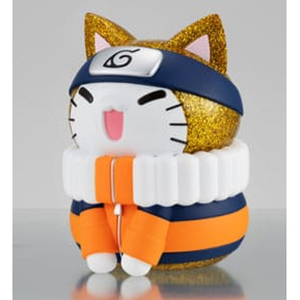Image produit Naruto Shippuden Mega Cat Project Nyanto! Figurine de collection Giant Nyaruto Series Naruto Uzumaki Gold Ver. 10 cm