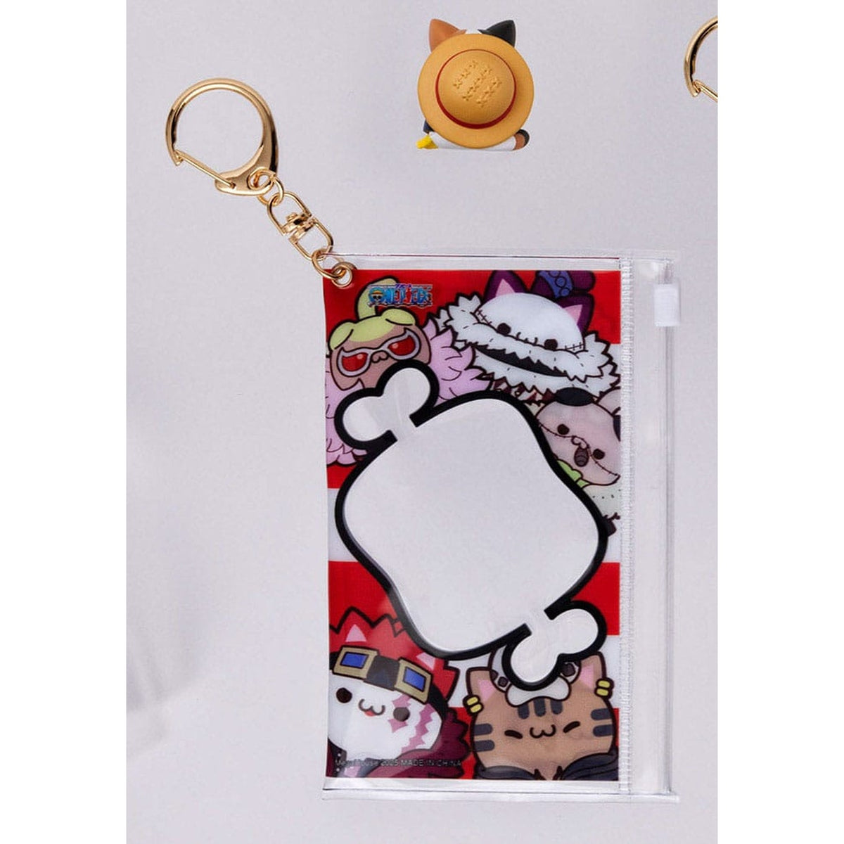 Image produit One Piece Mega Cat Project Nyan Piece Nyan ! Figurine de collection avec sac Luffy Édition Limitée 2025 7 cm