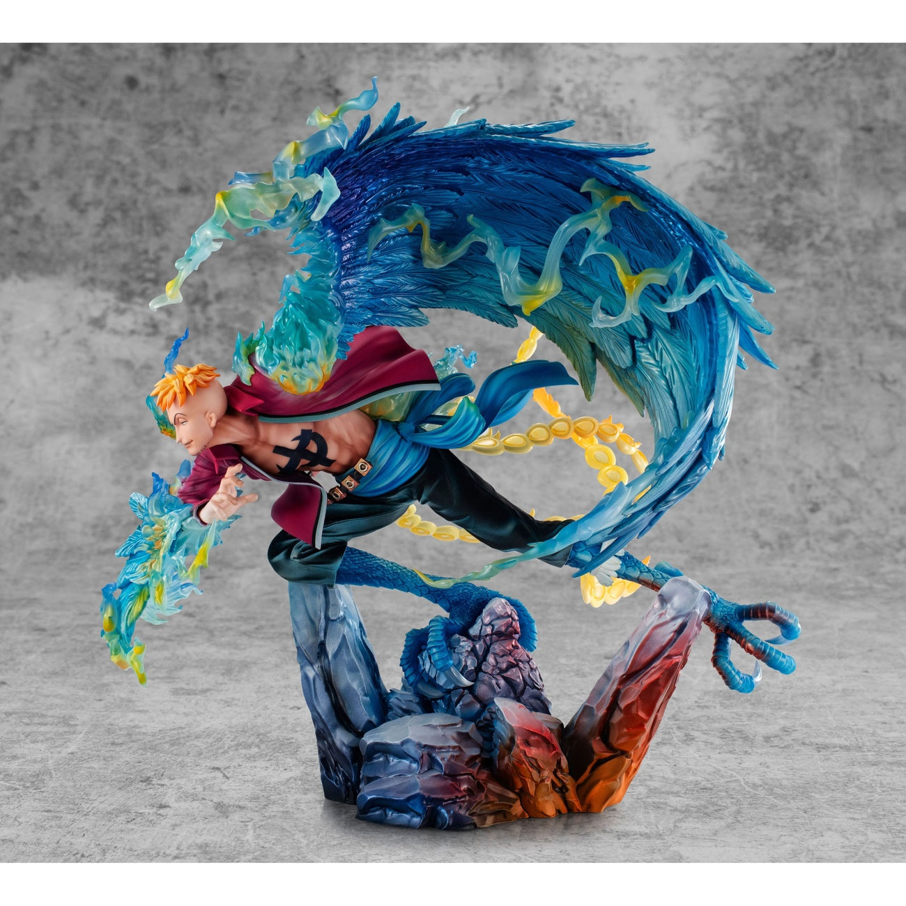 Image produit One Piece P.O.P MAS Maximum Statue PVC Marco le Phénix Chef de la 1re Division de Barbe Blanche 32 cm