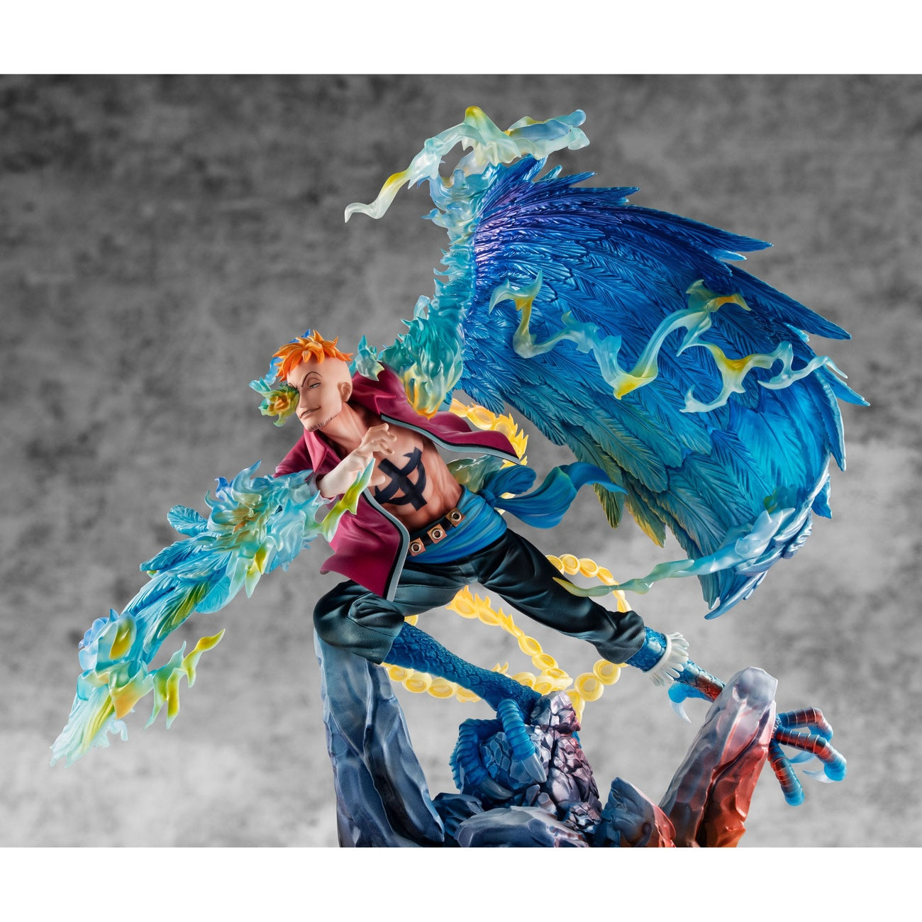 Image produit One Piece P.O.P MAS Maximum Statue PVC Marco le Phénix Chef de la 1re Division de Barbe Blanche 32 cm