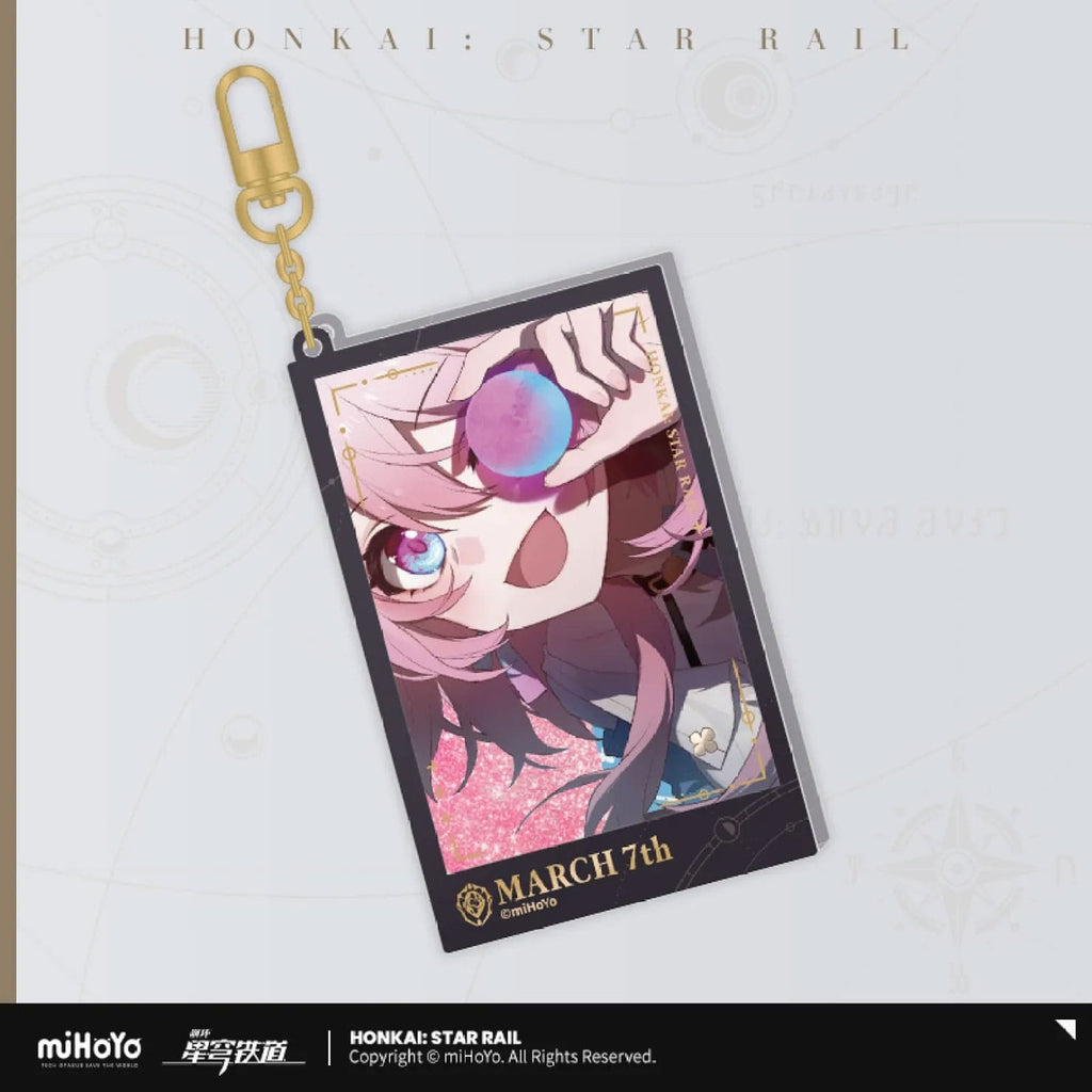 Image produit Honkai: Star Rail Série Countdown Departure Porte-clés en acrylique March 7th Glitter 9 cm