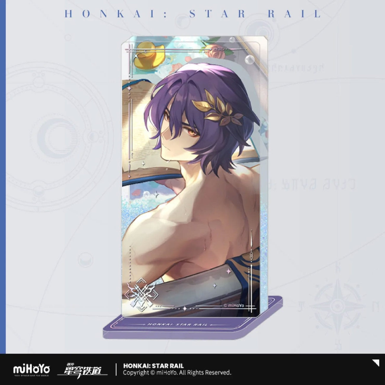 Image produit Honkai: Star Rail cône de lumière ornement acrylique avec paillettes : Dr. Ratio Baptism of Pure Thought 15 cm