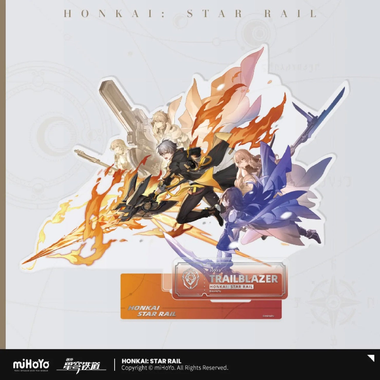 Image produit Honkai: Star Rail Série Preservation of Path Figurine acrylique Trailblazer homme 25 cm