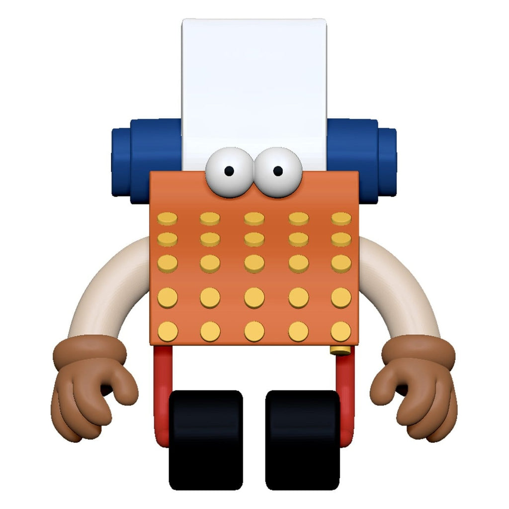 Image produit Sesame Street figurine articulée ReAction Wave 06 Typewriter Guy 10 cm