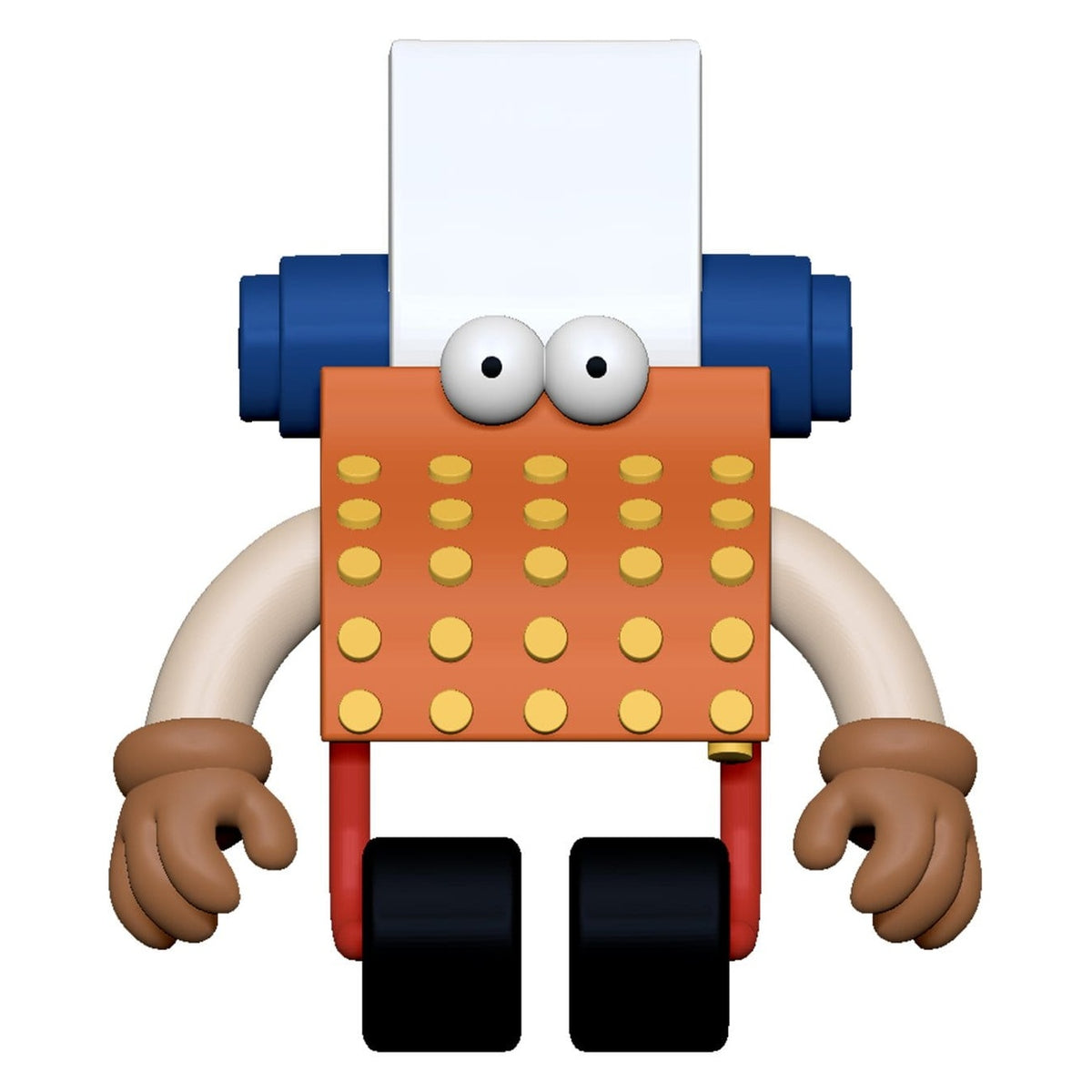 Image produit Sesame Street figurine articulée ReAction Wave 06 Typewriter Guy 10 cm