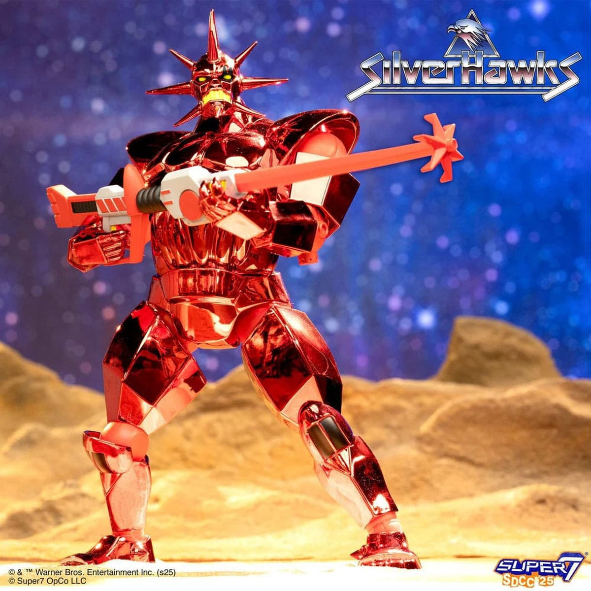 Image produit SilverHawks Ultimates figurine articulée Mon*Star Métallique Vac Metal 18 cm