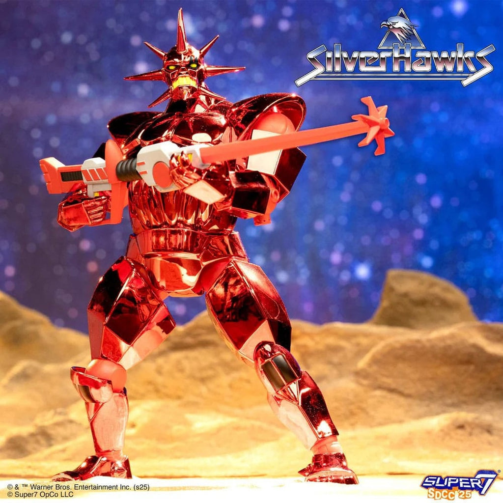 Image produit SilverHawks Ultimates figurine articulée Mon*Star Métallique Vac Metal 18 cm