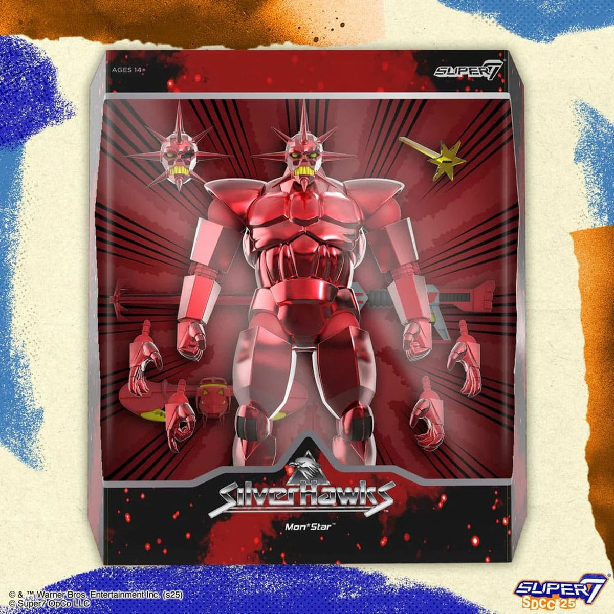 Image produit SilverHawks Ultimates figurine articulée Mon*Star Métallique Vac Metal 18 cm