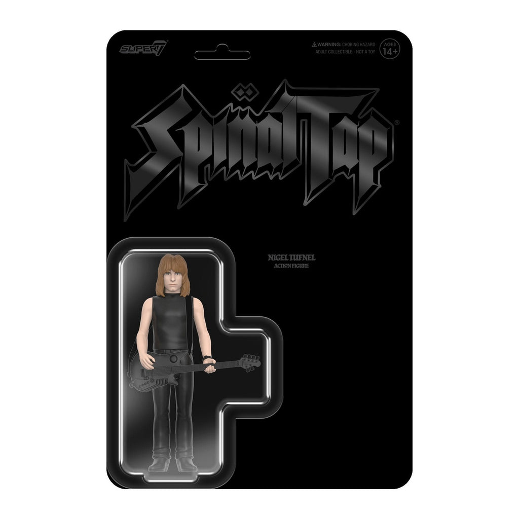 Image produit Spinal Tap figurine articulée ReAction Wave 02 Nigel Tufnel (None More Black) 10 cm